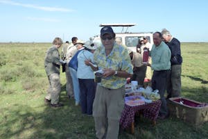 Breakfast in the field photo by Cheesemans’ Ecology Safaris
