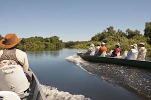 Boating the Cuiba River in the Pantanal Brazil photo by Cheesemans’ Ecology Safaris