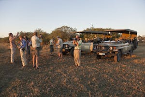 Sundowners at sunset photo by Cheesemans’ Ecology Safaris