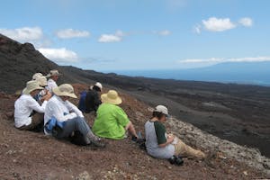 Exploring the volcanoes of Isla Fernandina photo by Cheesemans’ Ecology Safaris