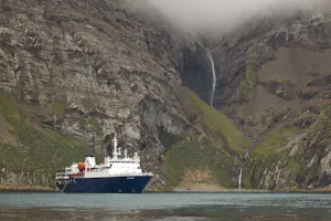 Ortelius ship photo by Cheesemans’ Ecology Safaris