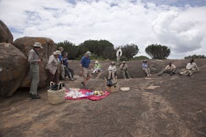Picnic on the kopjes photo by Cheesemans’ Ecology Safaris