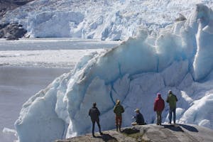 Glacier watching photo by Hugh Rose with Cheesemans' Ecology Safaris