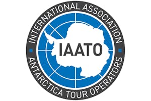 International Association of Antarctic Tour Operators (IAATO) logo. Cheesemans' is a full-member of IAATO.