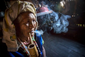 Chin woman in Myanmar photo by Scott Davis with Cheesemans' Ecology Safaris