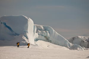 Walking to the Emperor Penguin colony on Snow Hill Island photo with Cheesemans' Ecology Safaris