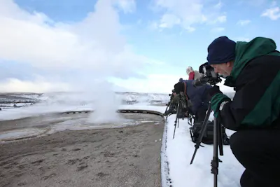 Yellowstone geyser