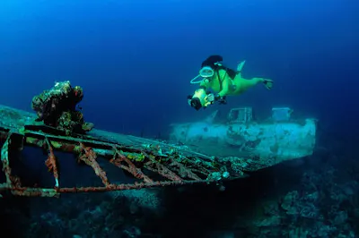 Palau WWII wreck