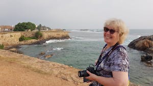 Traveler at Galle Fort © Amit Sankhala