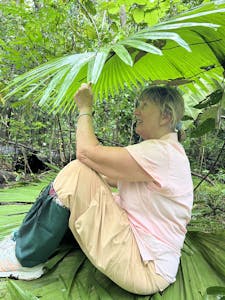 Traveler in the Rain© Krista Hanni