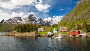 Trollfjord in Lofoten Islands, Norway