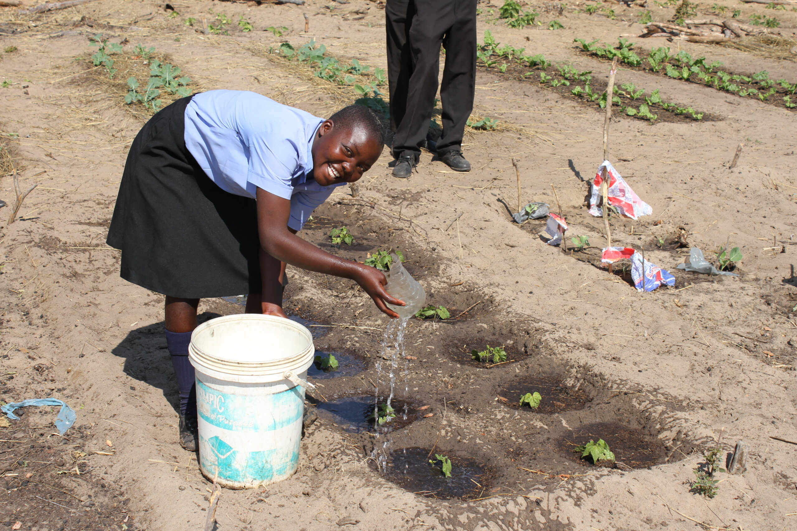 Local school’s feeding program nourishes students with food grown in their very own vegetable gardens. © Imvelo Safari Lodges