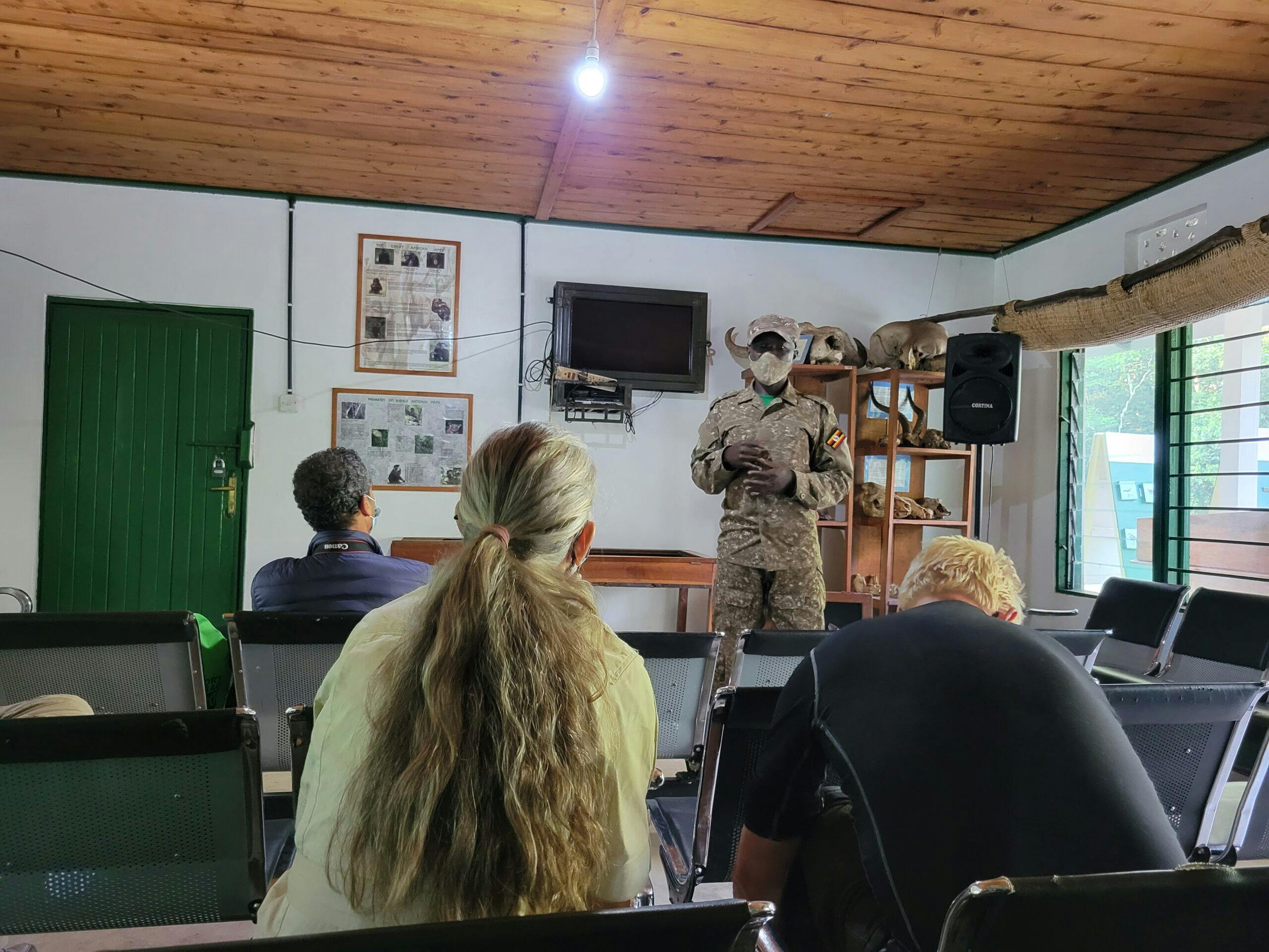 Uganda Conservation and Safety Briefing© Adam Walter