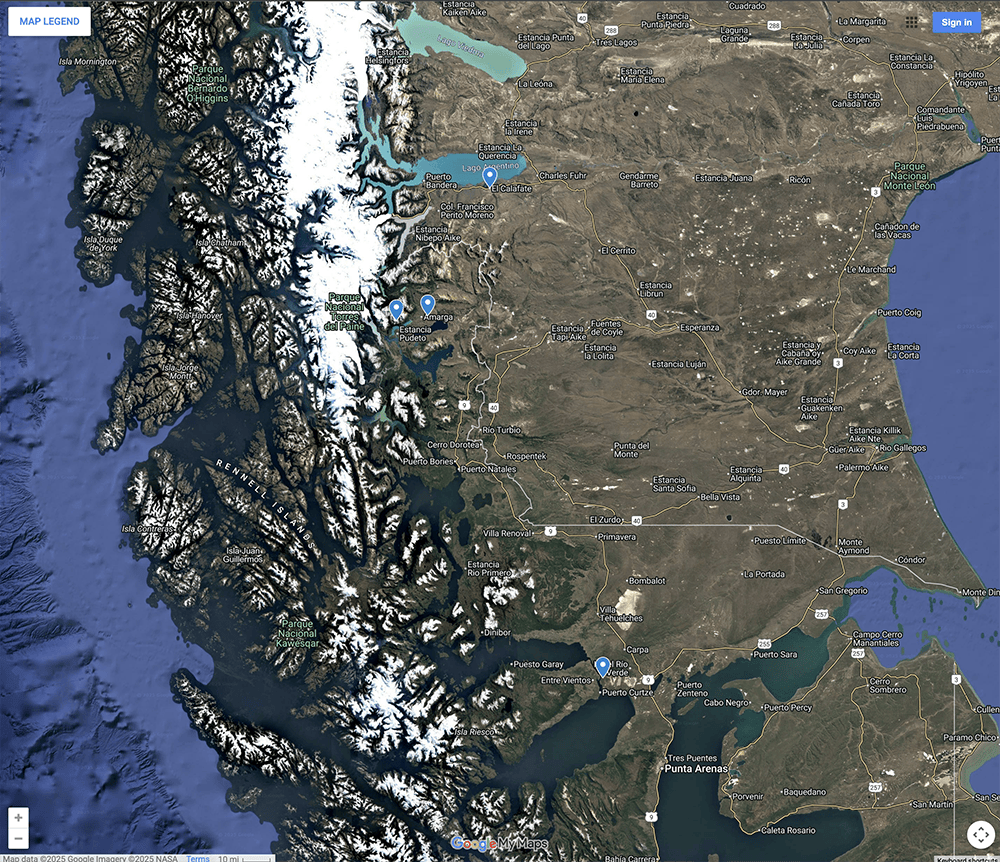 Trip Map – Pumas