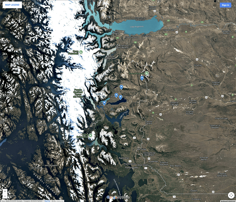 Trip Map – Yellowstone National Park