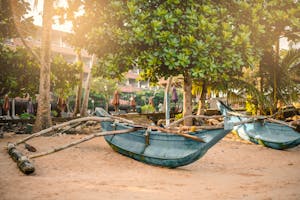 Traditional Fishing Boat - Hikkaduwa, Sri Lanka