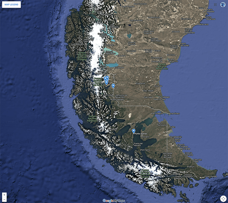 Trip Map – Yellowstone National Park